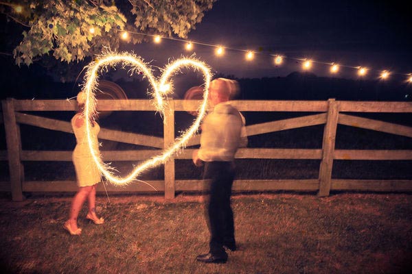 love heart sparklers