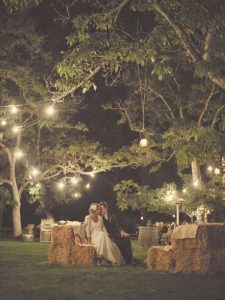 rustic outdoor wedding decorations candles hanging