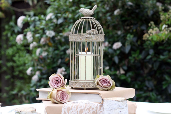 Birdcage Wedding Table Centre