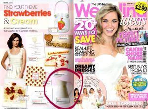 wedding ideas magazine featuring cream jug
