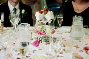 vintage cake stand wedding table decorations