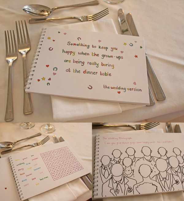 Giving kids coloring books at weddings?