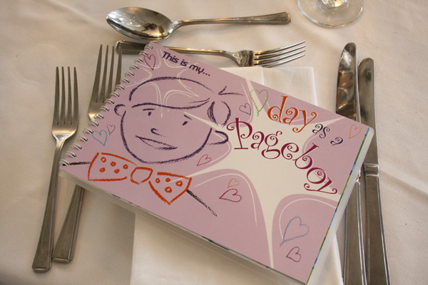 pageboy keepsake activity book