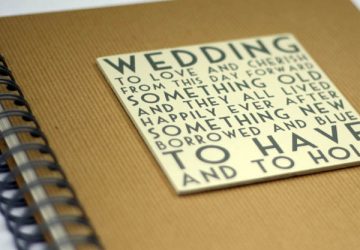 wedding scrap book