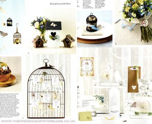 Birdcage wedding table plan