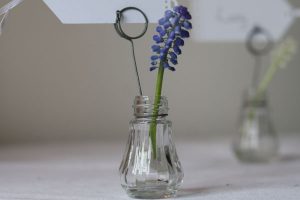 Bud Vase Name Card Holder