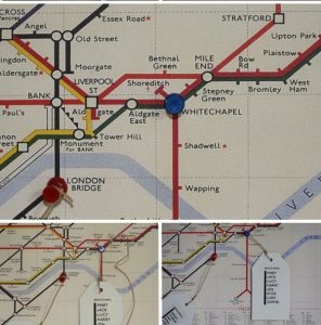 london underground map table plan DIY Tutorial