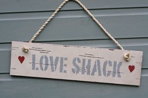 love shack sign