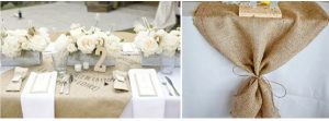hessian burlap weddings