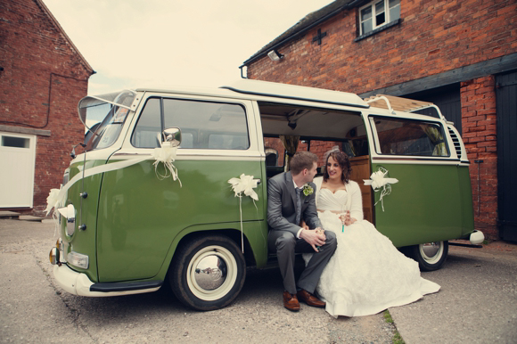 VW campervan wedding car