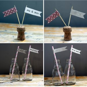 Wedding Paper Flags
