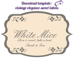 candy buffet label download free VE