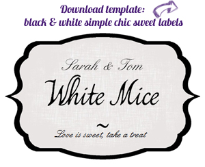 candy buffet label download free