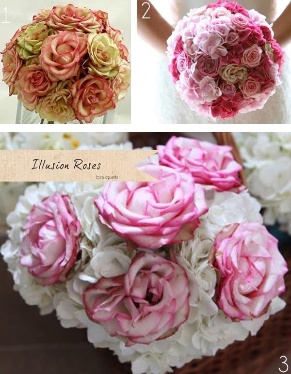 illusion rose bouquets