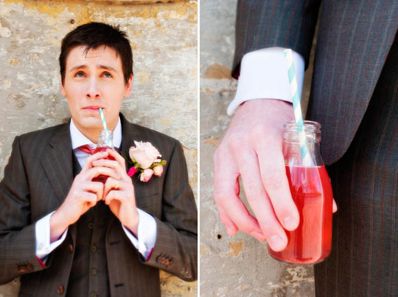 groom old school mini milk bottle