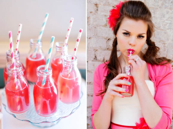 mini milk bottles wedding