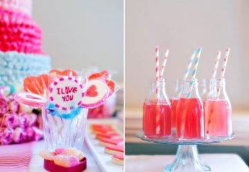mini milk bottles with straws
