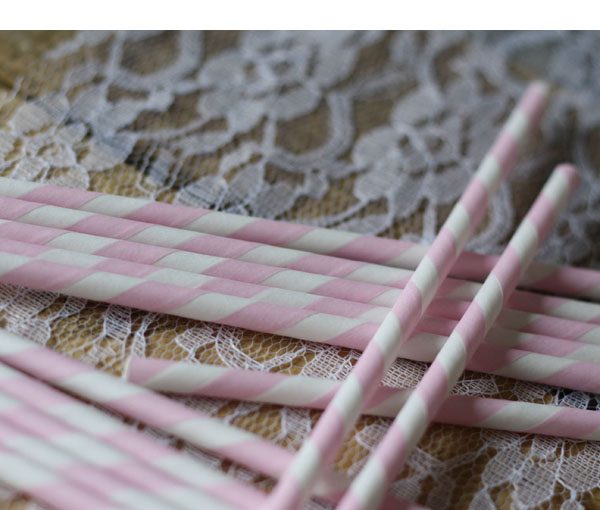 pink striped paper straws stripey straws