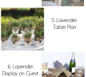 10 ideas for using lavender at your wedding