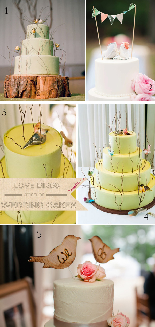 bird wedding cakes