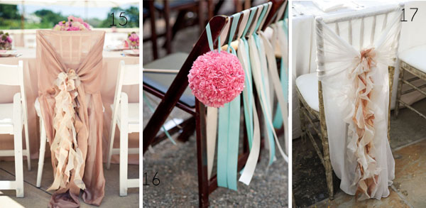 chair backs for weddings ribbons - UK Wedding Styling & Decor Blog