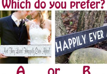 happily ever after wedding signs