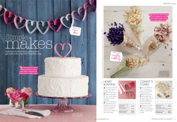 how to make paper cones for petal confetti wedding flowers magazine