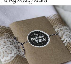 tea bag wedding favours
