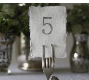 wedding place card holders table number holders forks