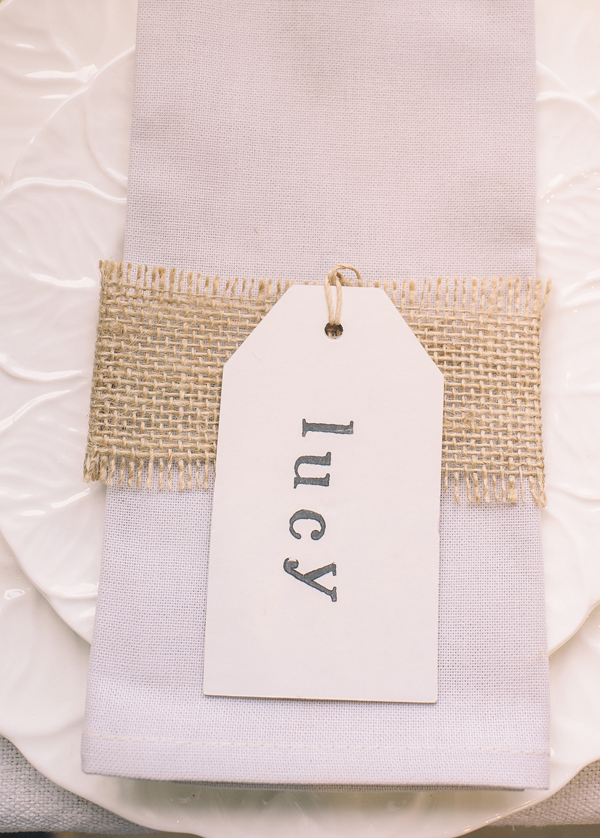 wedding place cards luggage tags