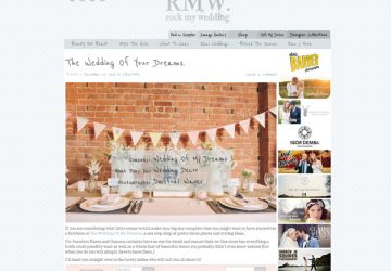 the wedding of my dreams featured on rock my wedding