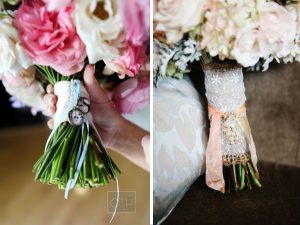 wedding bouquet wraps ribbon vintage