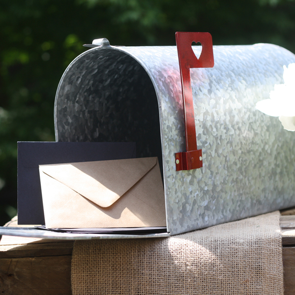 Rustic Wedding Mailbox American Style