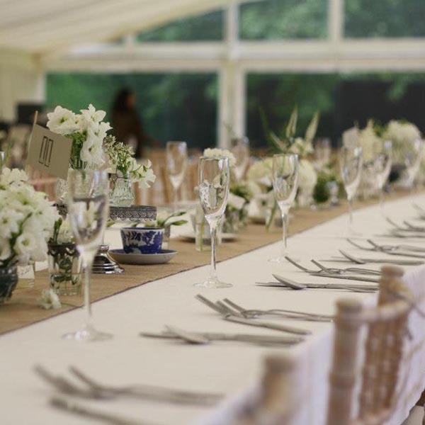 hessian burlap table runners