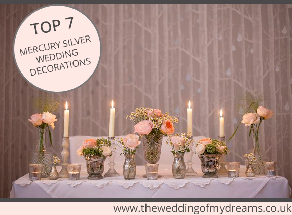 best 7 mercury silver wedding decorations copy