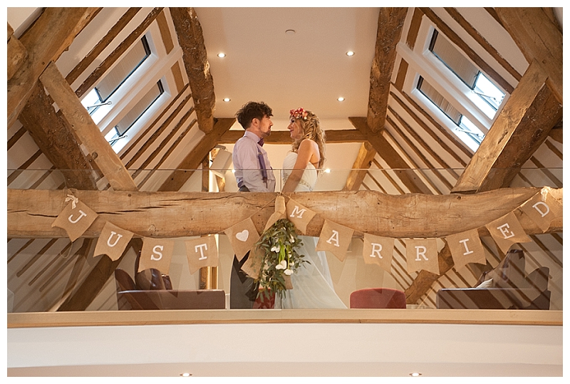 hessian just married bunting