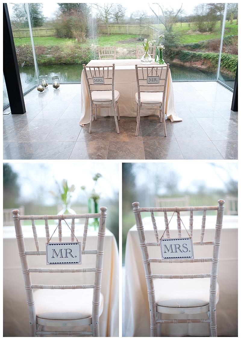 mr rms wedding chair back signs black white wooden