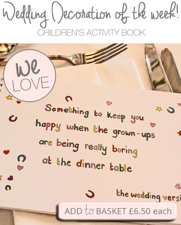 childrens wedding activity book colouring puzzles 