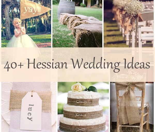 40 hessian wedding ideas copy