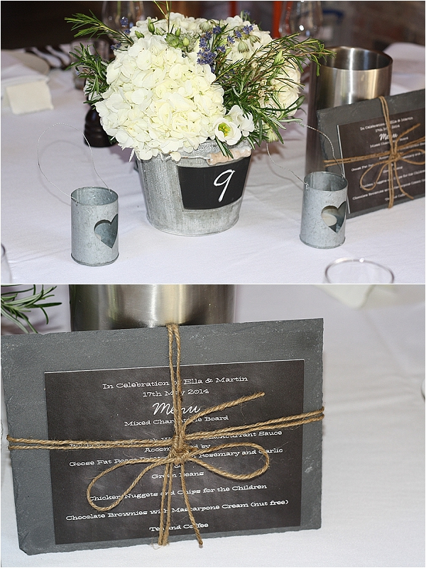 blackboard bucket wedding table decoration and table number the wedding of my dreams