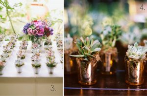 succulents wedding favours
