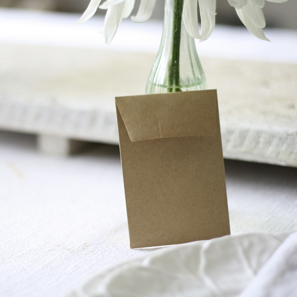 wedding favour envelopes for seeds