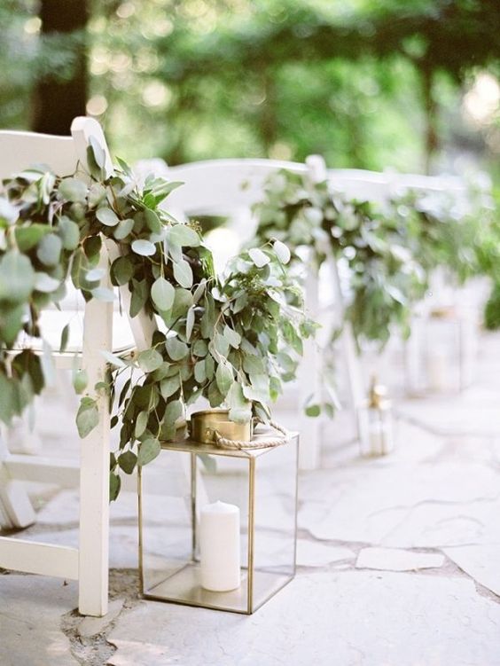 brass lanterns outdoor wedding ceremonies