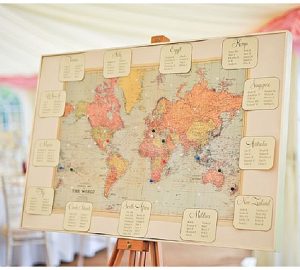 world map wedding table plans the wedding of my dreams