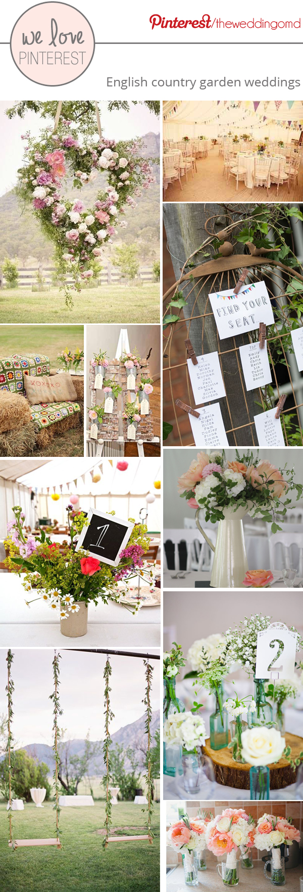 english country garden decorations & wedding ideas