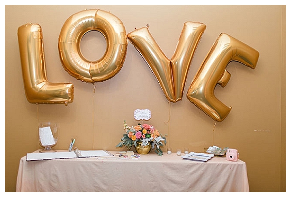 gold wedding balloons for sale LOVE