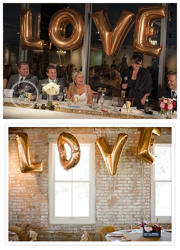 gold wedding balloons for sale LOVE