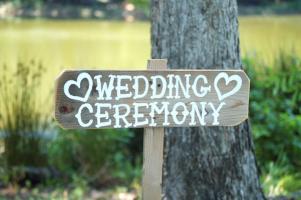 wedding ceremony signs