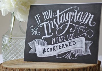How to come up with a wedding hashtag