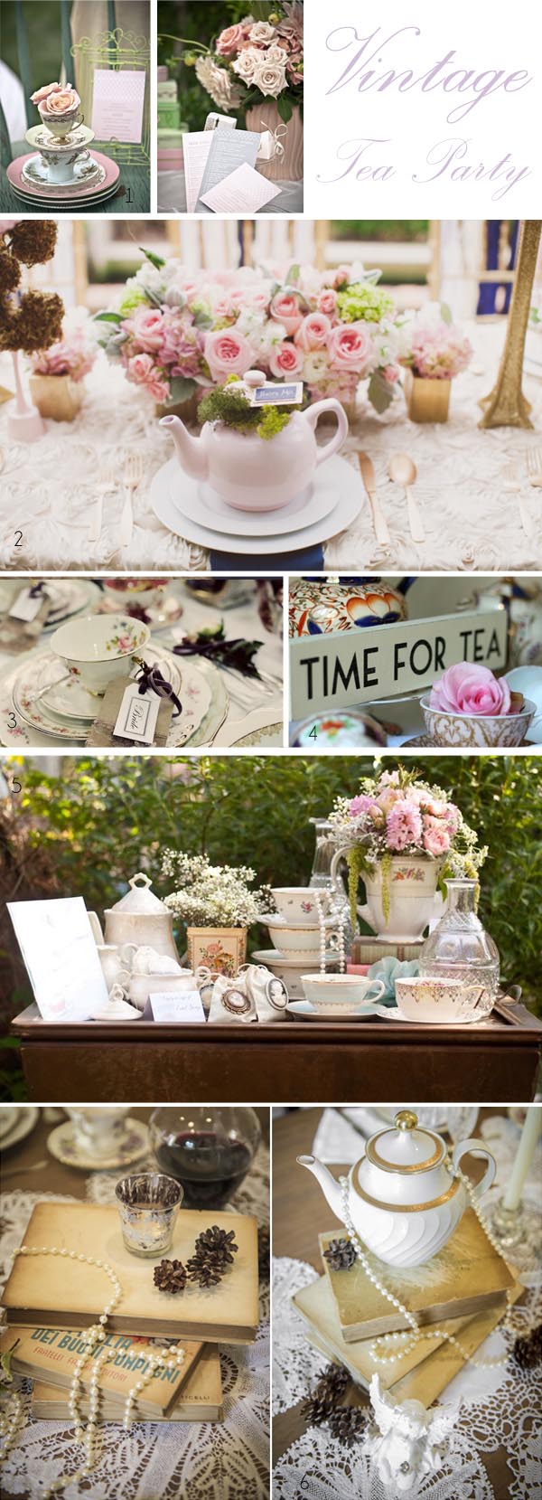 vintage wedding ideas vintage tea party wedding decorations